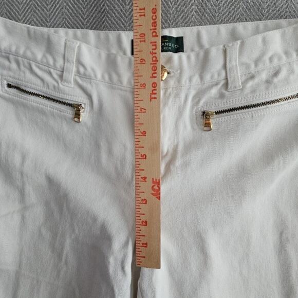 Lauren Ralph Lauren Green Label Jeans White Classic Straight Women’s Size 6 - Picture 12 of 16